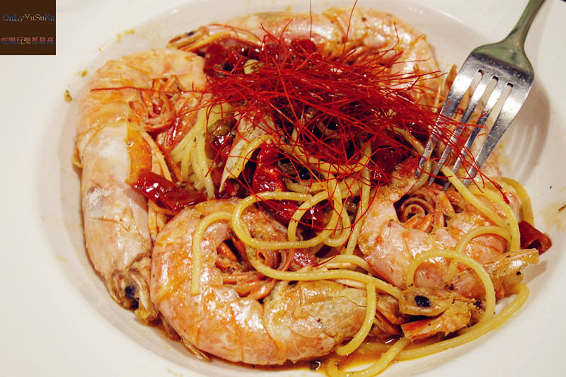FoOd台北【榕屋Pasta】主廚香煎蒜味大蝦麵好好吃,cp值高的義大利麵餐廳