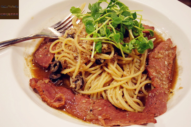 FoOd台北【榕屋Pasta】主廚香煎蒜味大蝦麵好好吃,cp值高的義大利麵餐廳