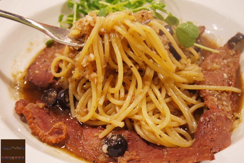 FoOd台北【榕屋Pasta】主廚香煎蒜味大蝦麵好好吃,cp值高的義大利麵餐廳