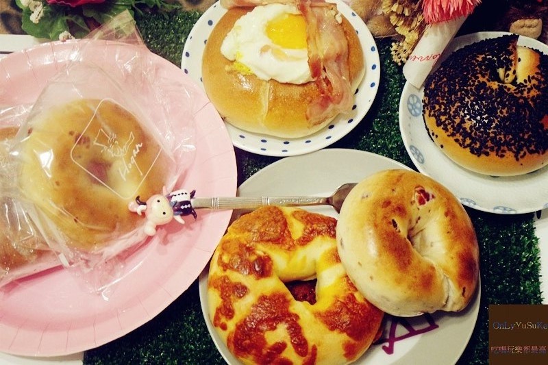 宅配貝果【哈肯舖麵包】台北貝果推薦,好吃Q彈嚼勁,初榨橄欖油貝果一定要吃