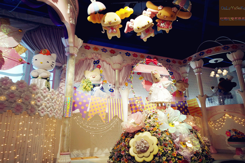 國外旅遊-【東京三麗鷗彩虹樂園】讓大人也玩到走不出來,蛋黃哥大機台互動實在好有趣