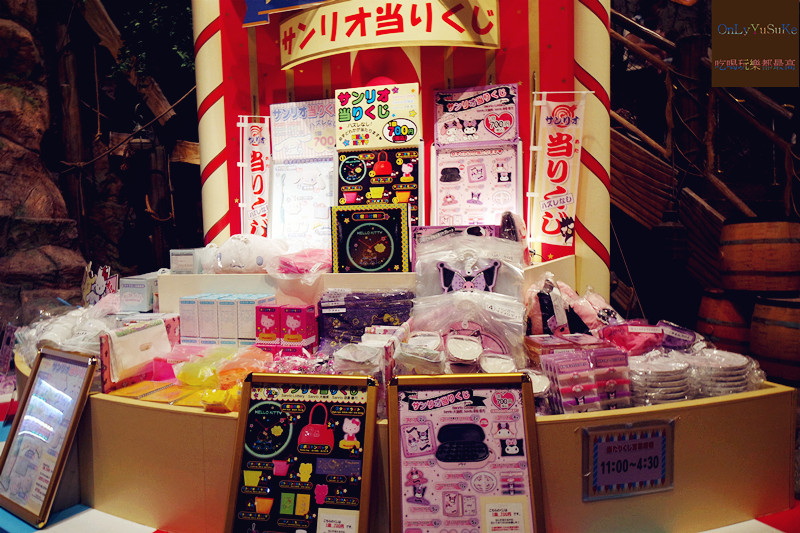 國外旅遊-【東京三麗鷗彩虹樂園】讓大人也玩到走不出來,蛋黃哥大機台互動實在好有趣