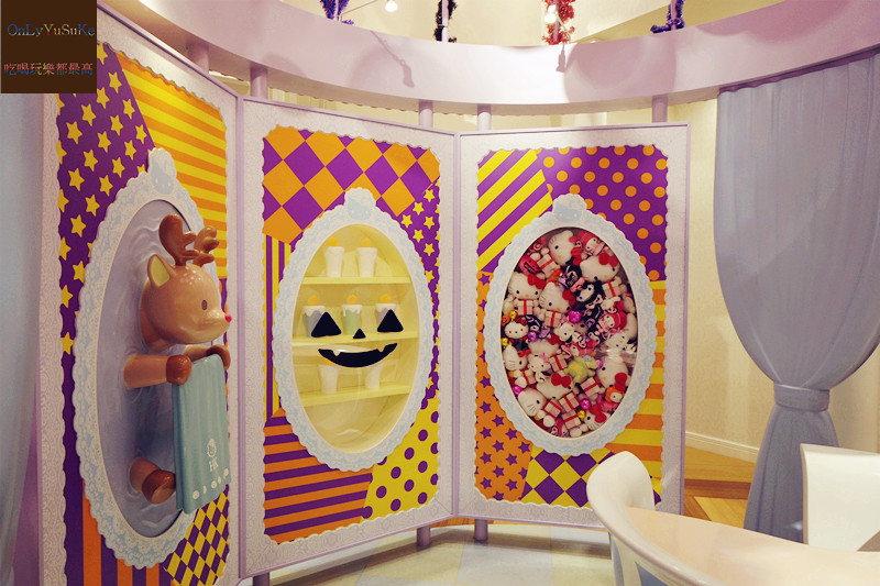 國外旅遊-【東京三麗鷗彩虹樂園】讓大人也玩到走不出來,蛋黃哥大機台互動實在好有趣