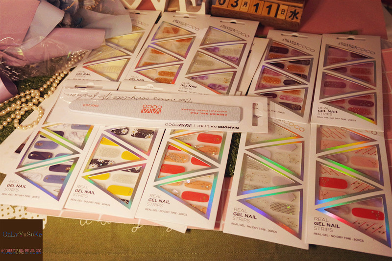 美甲【韓國VAVACOCO光感凝膠(光療)美甲貼片】隨心所欲想變就變,多種印花圖案可以選