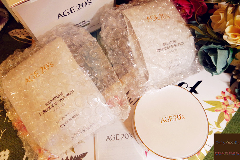 美妝分享【AGE20' s 瓷透肌聚焦爆水粉餅】韓國最新爆水精華液粉餅,修飾膚色再加遮瑕光澤一次給你