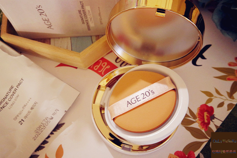 美妝分享【AGE20' s 瓷透肌聚焦爆水粉餅】韓國最新爆水精華液粉餅,修飾膚色再加遮瑕光澤一次給你