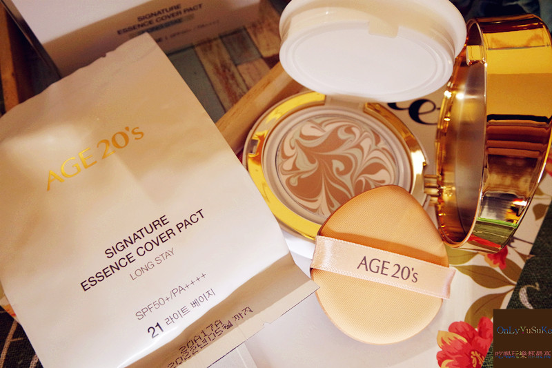 美妝分享【AGE20' s 瓷透肌聚焦爆水粉餅】韓國最新爆水精華液粉餅,修飾膚色再加遮瑕光澤一次給你