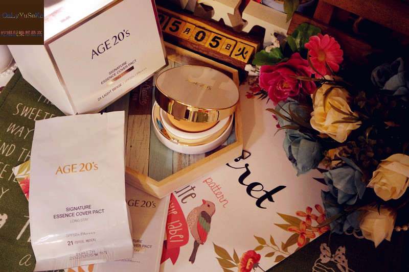 美妝分享【AGE20' s 瓷透肌聚焦爆水粉餅】韓國最新爆水精華液粉餅,修飾膚色再加遮瑕光澤一次給你