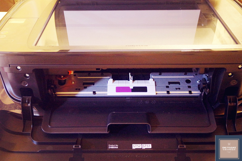 接近中央處的時候就要讓列印滑動架停止移動