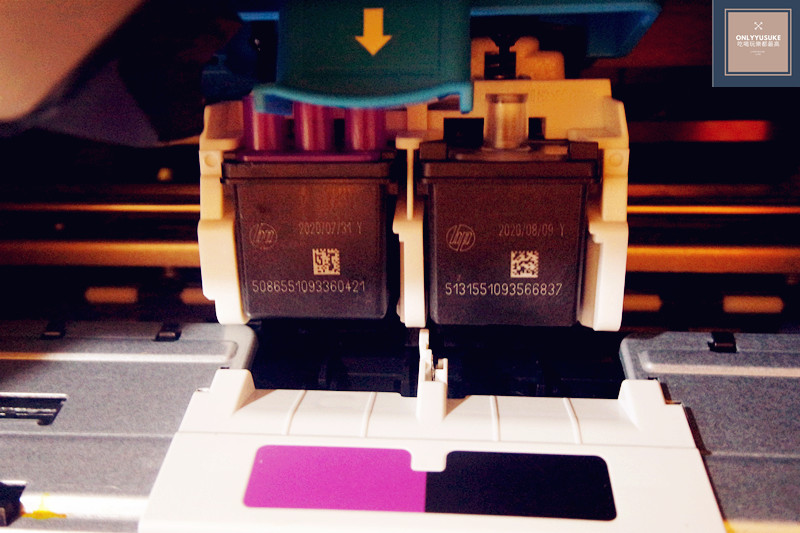 兩個列印頭都裝上去