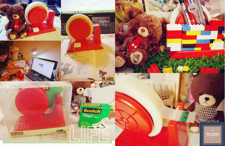 摩天輪造型積木膠台