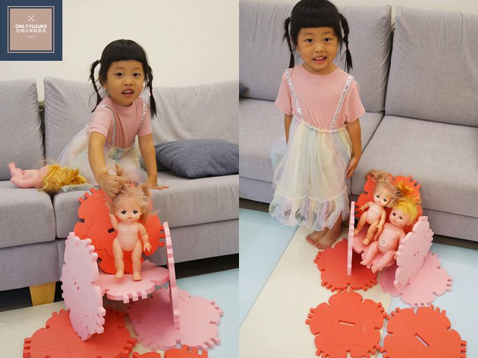 可愛的娃娃搭配可愛的椅子