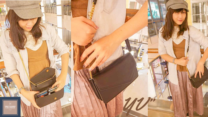 【Yv斜槓不對稱肩背包】Yv首次周年祭雙11優惠,如專櫃精品般高質感包