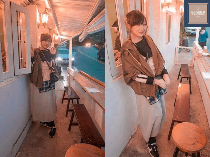 國內旅遊【啾啾咖啡】超美海景咖啡,景觀餐廳推薦,超美外木山咖啡廳越夜越美,陰天也有另種嚴峻美,原外木山喝咖啡