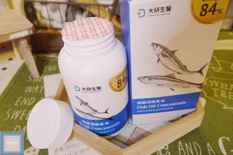 【大研生醫德國頂級魚油】魚油就選100%純度高,豐富Omega-3元氣滿滿