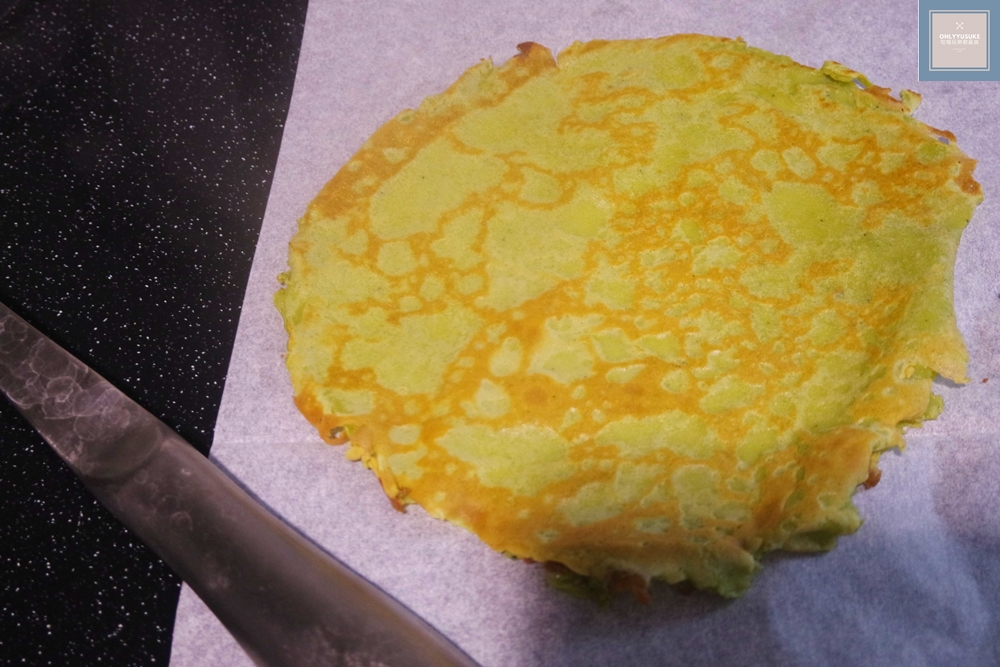 【自己做烘焙聚樂部】小山園抹茶紅豆千層蛋糕diy,抹茶季,千層蛋糕一點也不難