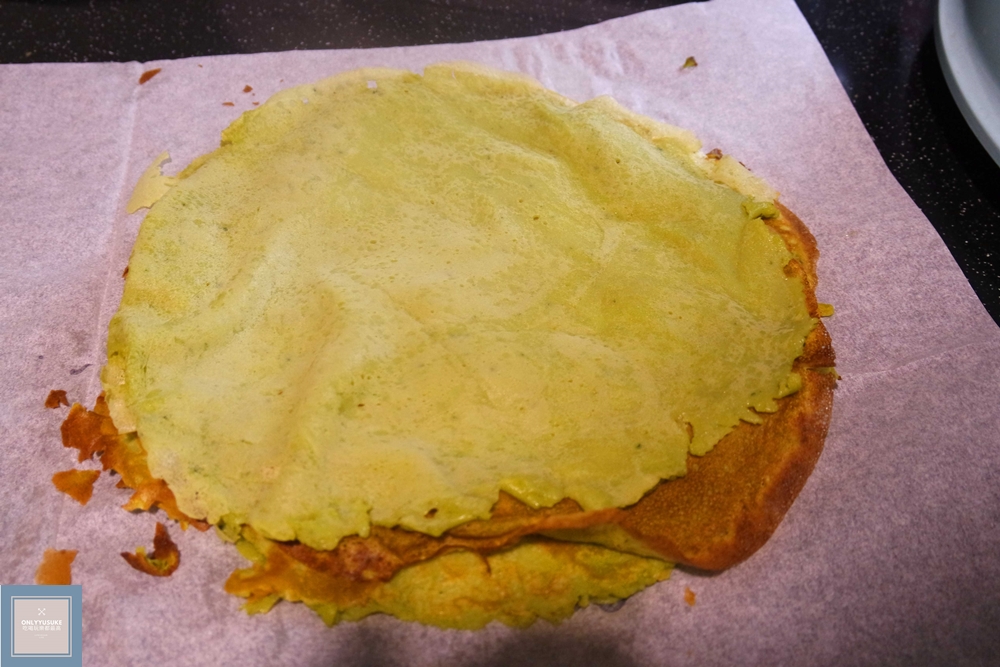 【自己做烘焙聚樂部】小山園抹茶紅豆千層蛋糕diy,抹茶季,千層蛋糕一點也不難