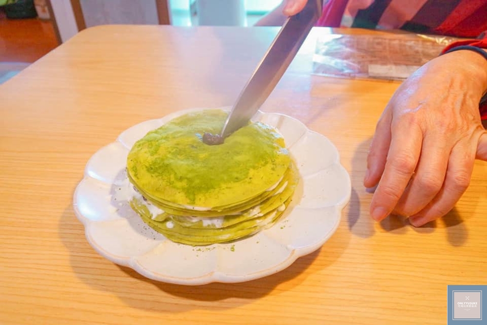 【自己做烘焙聚樂部】小山園抹茶紅豆千層蛋糕diy,抹茶季,千層蛋糕一點也不難