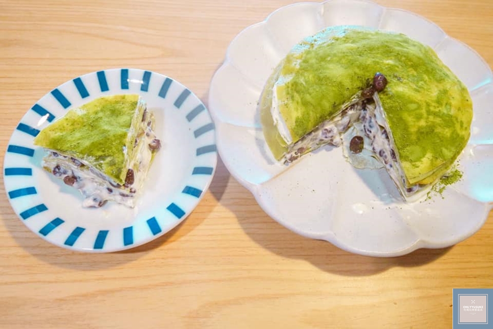 【自己做烘焙聚樂部】小山園抹茶紅豆千層蛋糕diy,抹茶季,千層蛋糕一點也不難
