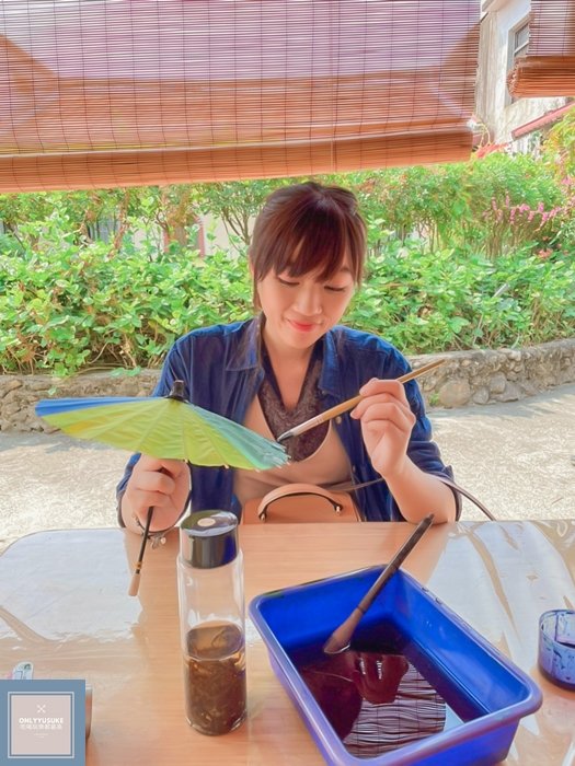 廣進勝紙傘工作室手繪步驟