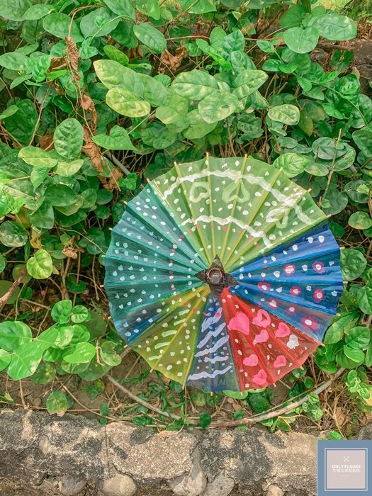 廣進勝紙傘工作室手繪步驟