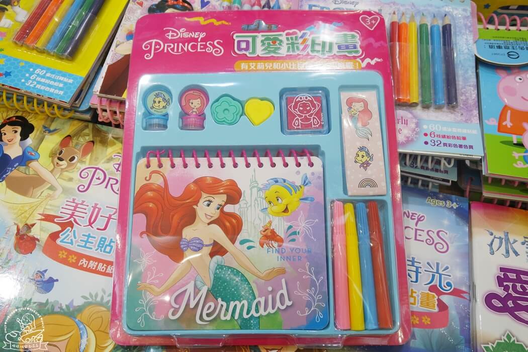 可愛彩印畫 迪士尼公主