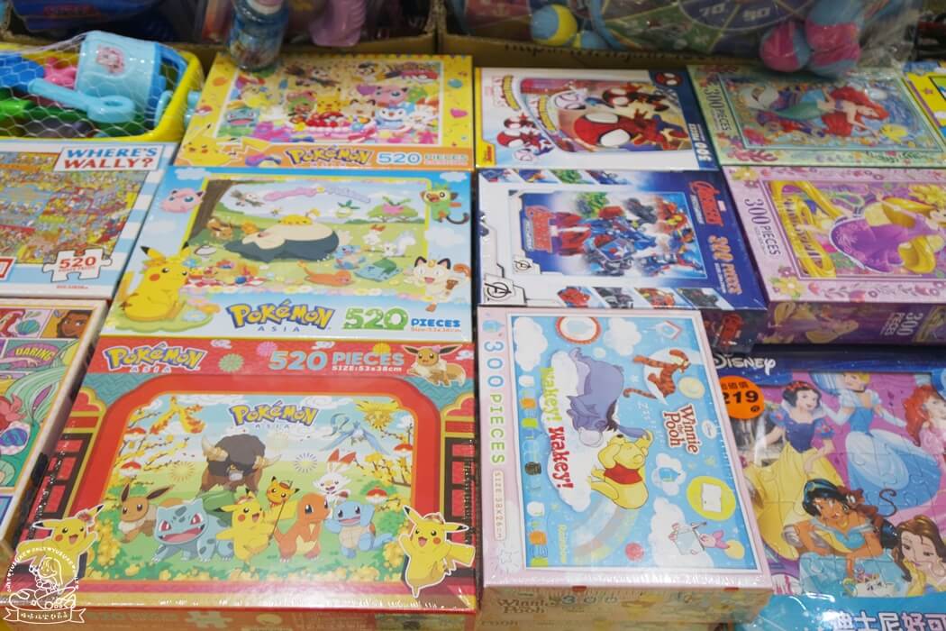 不同片數的拼圖