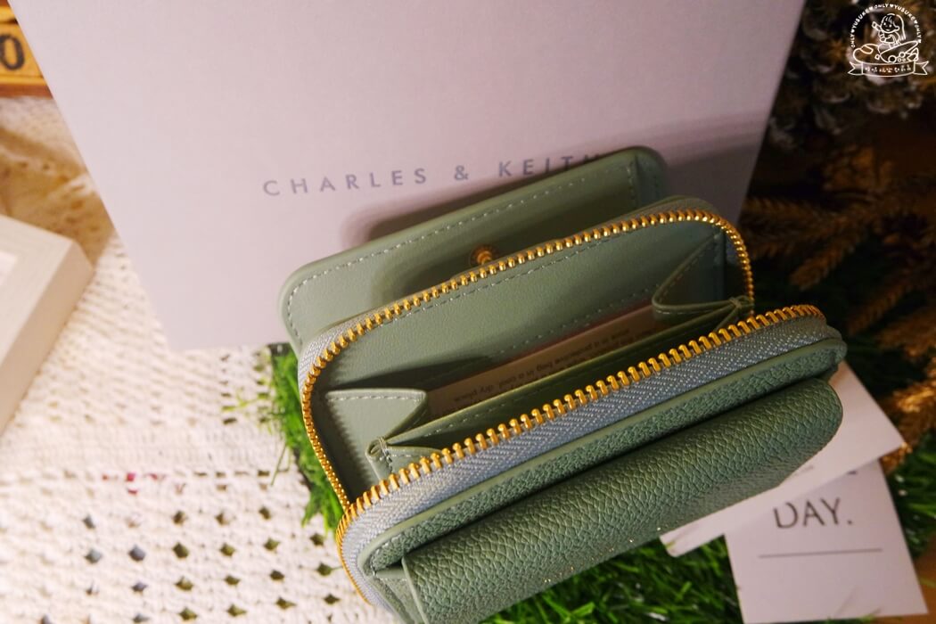 小ck簡約拉鍊短夾