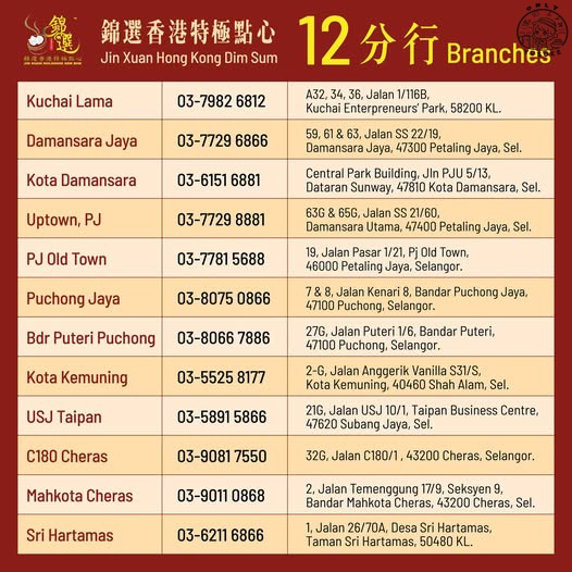 錦選香港特極點心分店