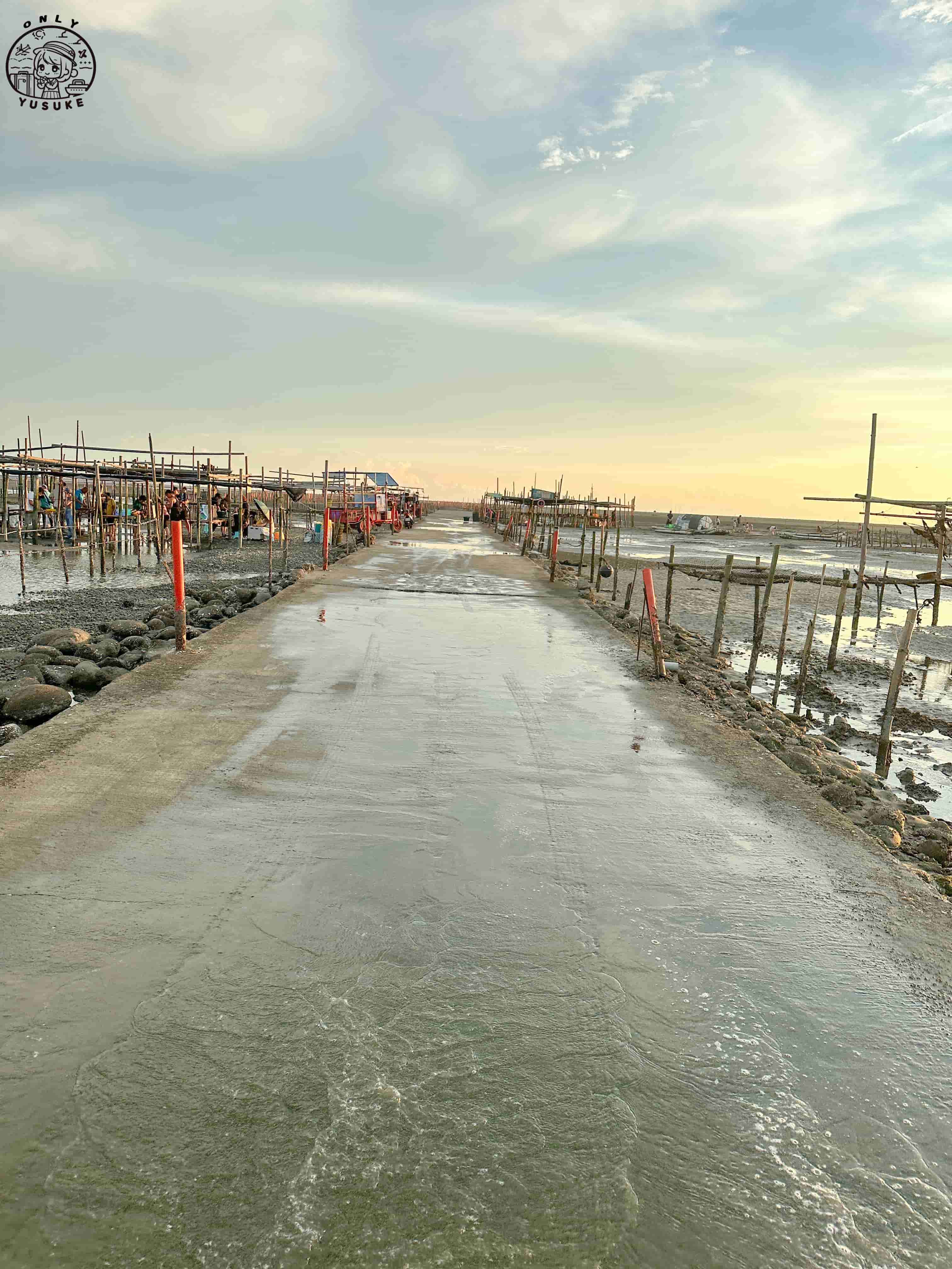 王功ㄚ瑋採蚵車